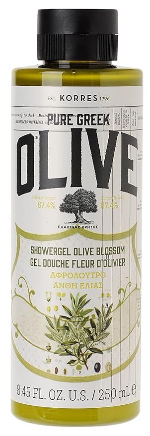 KORRES Olive Shower Gel, Olive Blossom, 8.45 fl. oz. | Amazon (US)