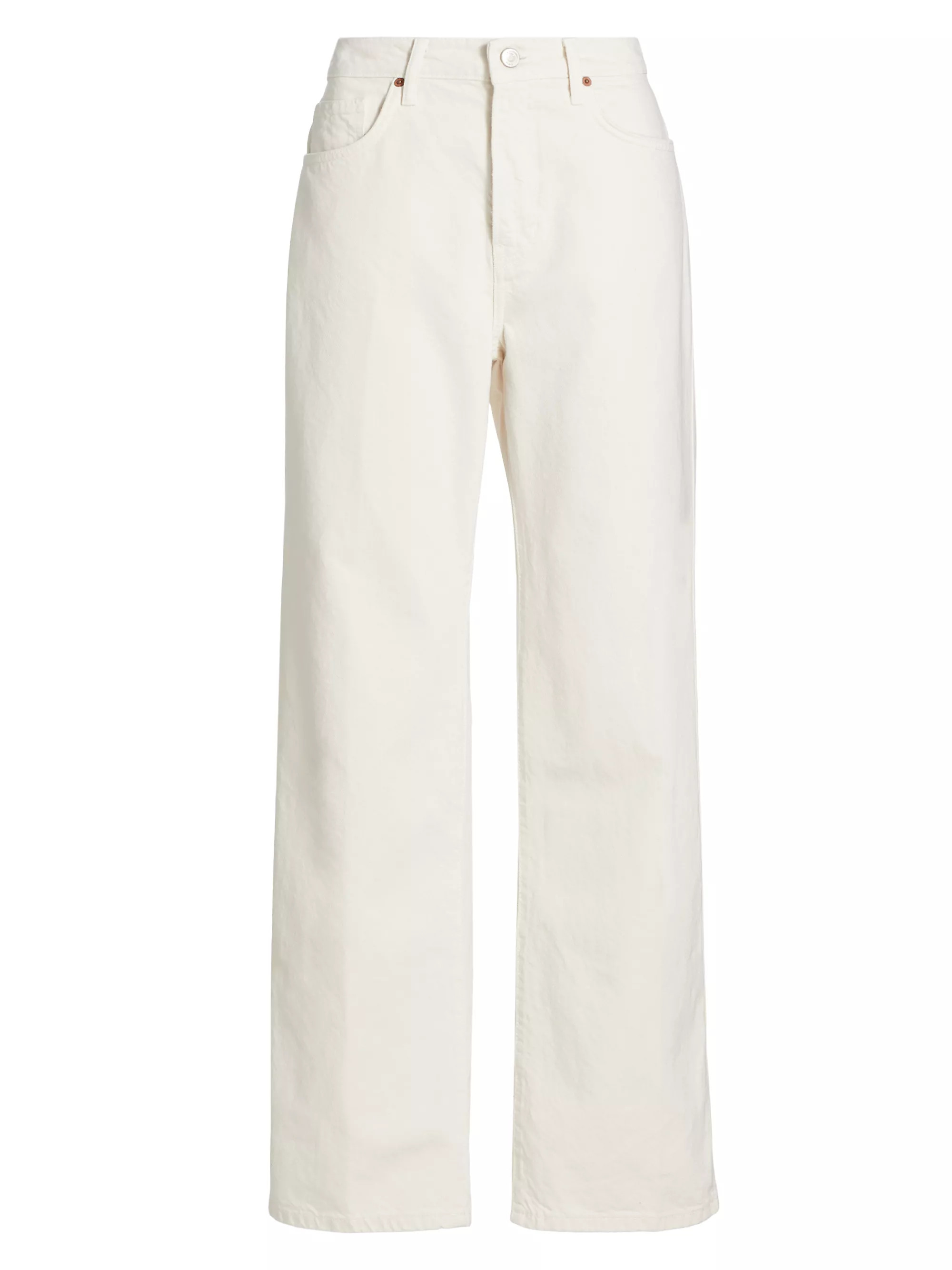 Val ’90s Mid-Rise Straight-Leg Jeans | Saks Fifth Avenue