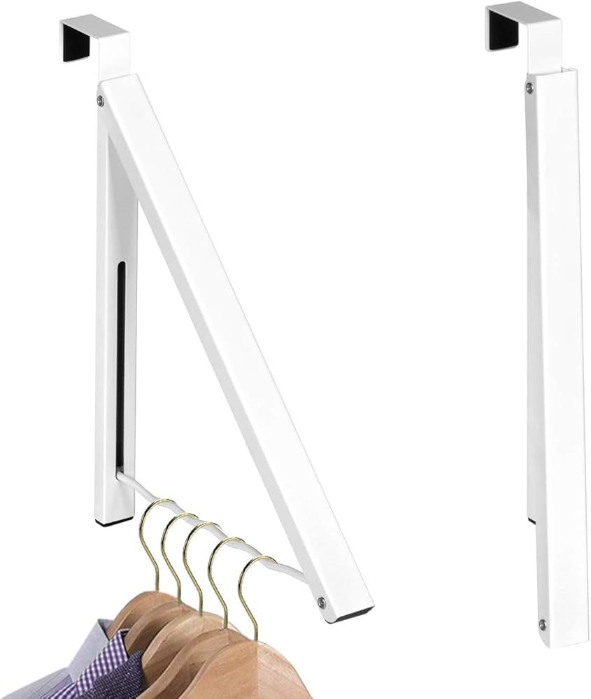 HOLDN’ STORAGE Over The Door Hanger - Single Hanger Retractable Collapsible Folding Over The Do... | Amazon (US)