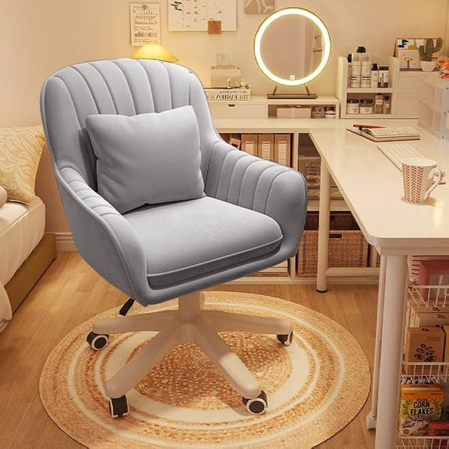 Home Office Chair Computer Chair with Mid-Back Upholstered Modern Tufted Computer Task Chair Swiv... | Amazon (US)