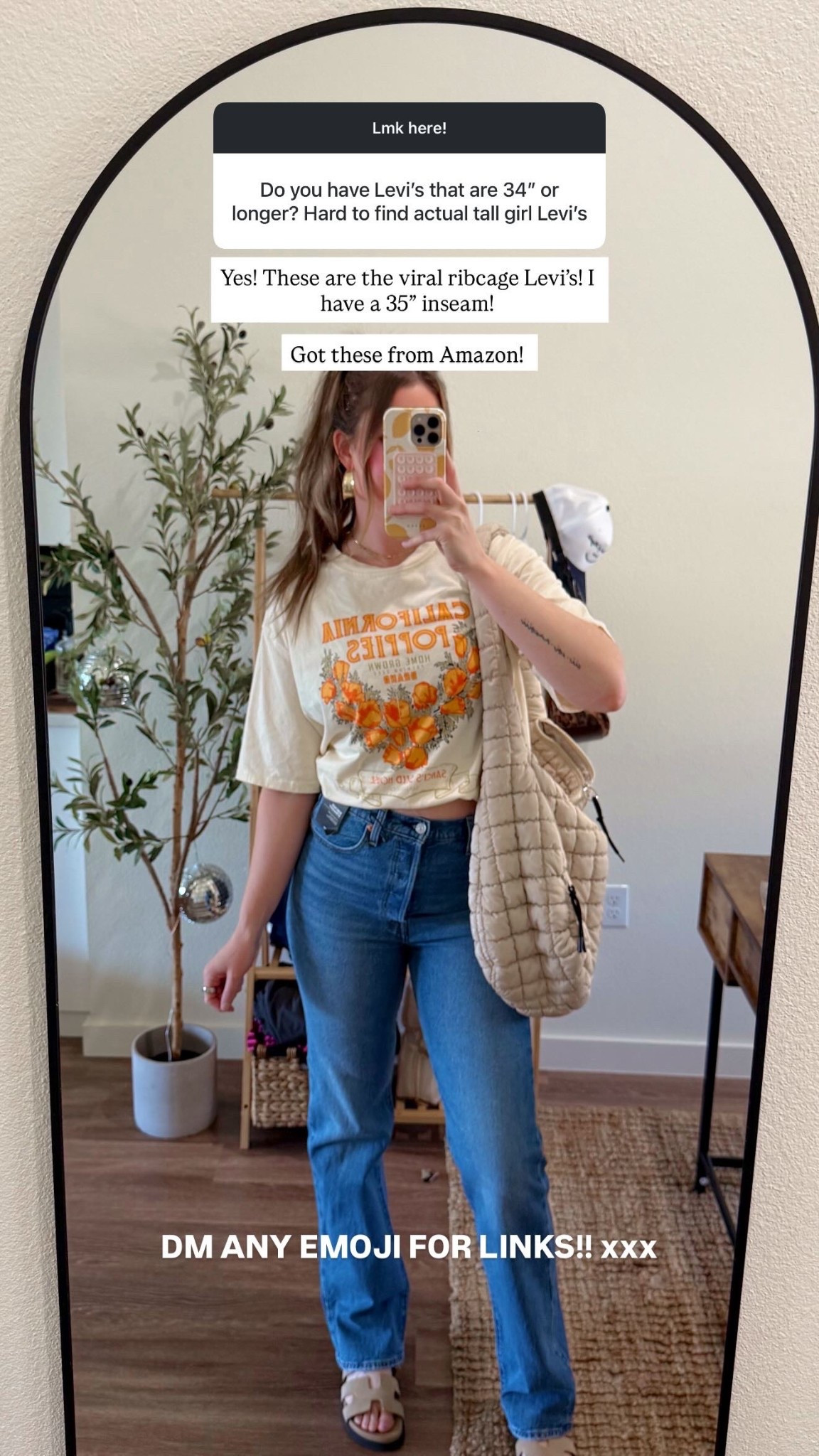 Levi ribcage jeans for tall women! 

#LTKootd #LTKTall