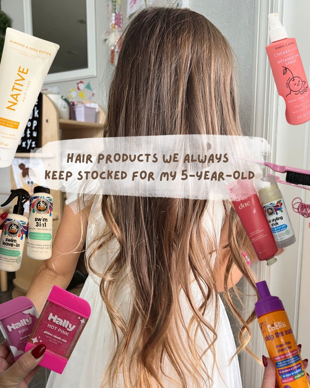 Go-to hair products for my 5 year-old