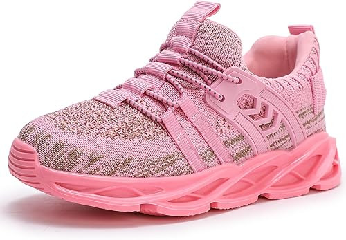 DADAWEN Boys Girls Sneakers Kids Lightweight Breathable Tennis Athletic Running Shoes for Toddler... | Amazon (US)