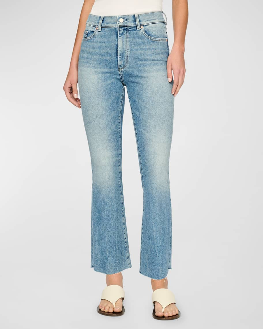 Bridget Boot High Rise Instasculpt Crop Jeans | Neiman Marcus