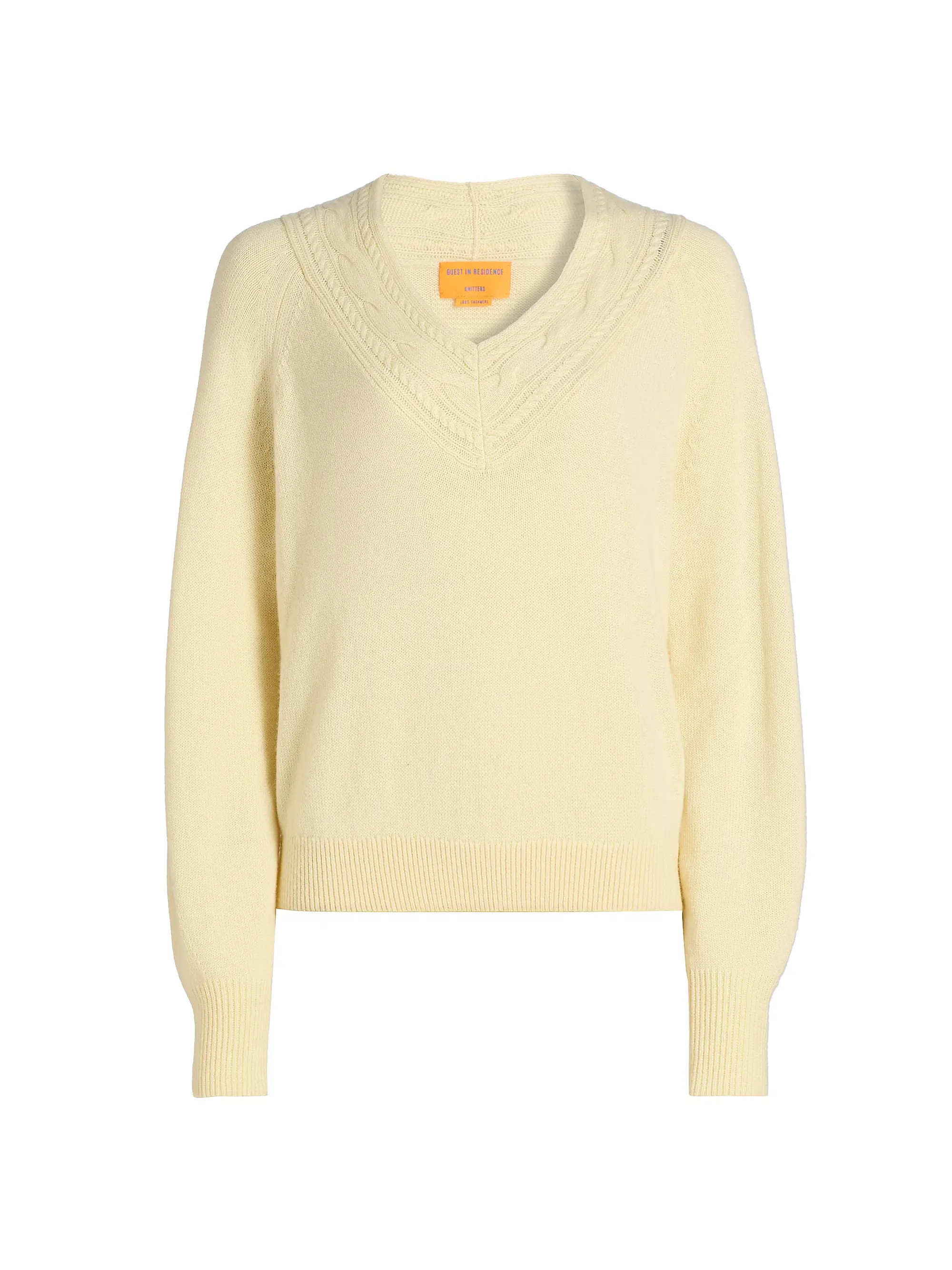 The Varsity Cashmere V-Neck Sweater | Saks Fifth Avenue
