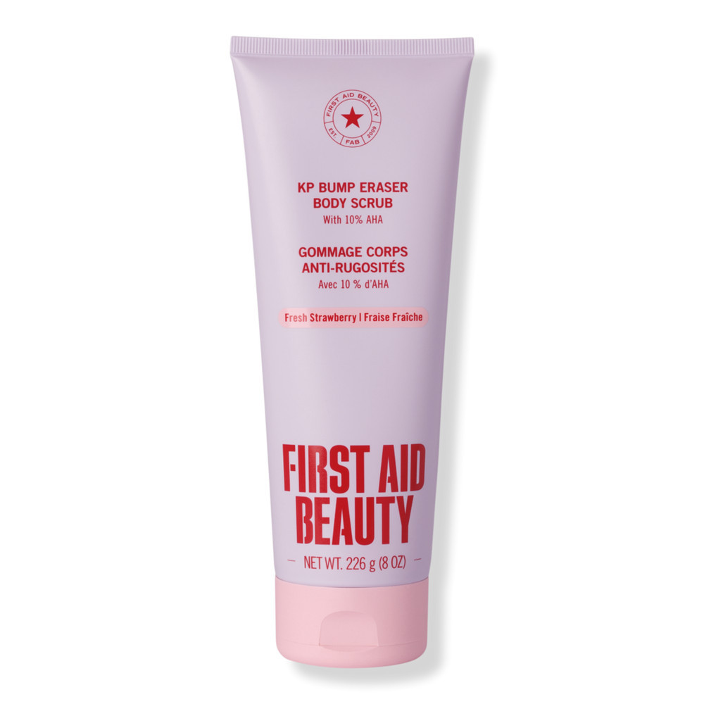 First Aid Beauty KP Bump Eraser Body Scrub with 10% AHA - Fresh Strawberry | Ulta