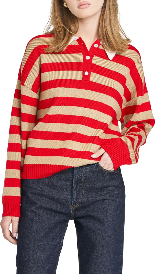 Logan Stripe Polo Sweater | Nordstrom