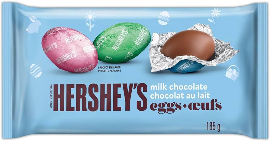 HERSHEY'S EGGIES Easter Chocolate Candy, Easter Candy, Bulk Candy to Share, Easter Candy, Easter ... | Amazon (CA)