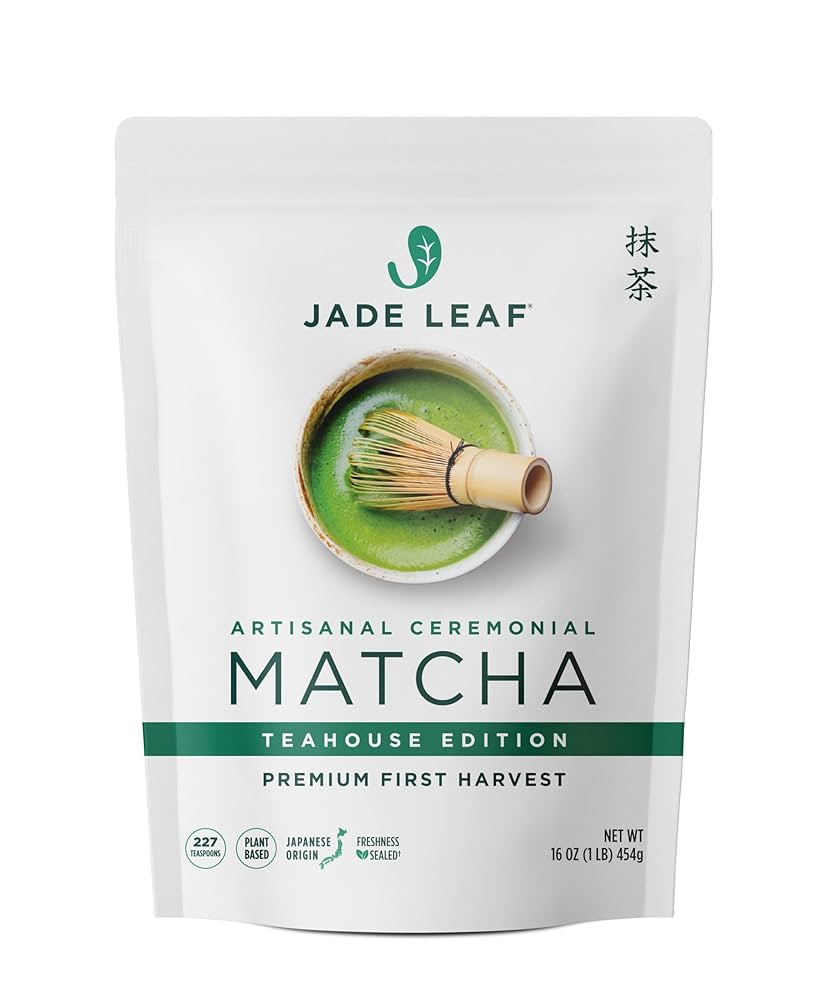 Jade Leaf Matcha Ceremonial Grade Matcha Green Tea Powder - Authentic Japanese Origin - Artisanal... | Amazon (US)