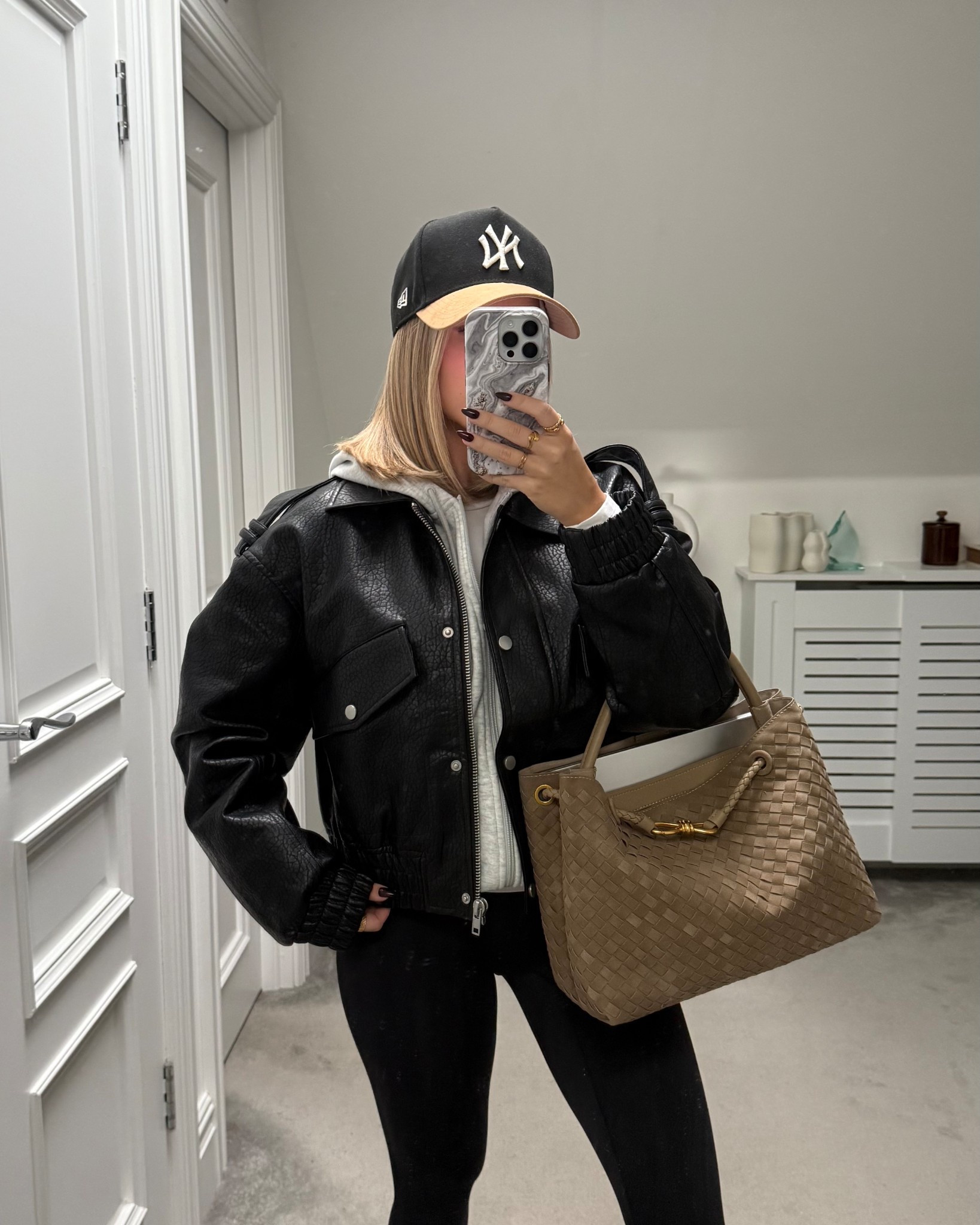 Perfect faux leather jacket🖤 currently 20% off!!!