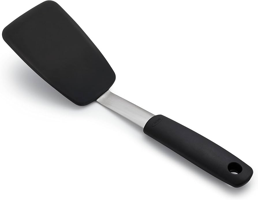 OXO Good Grips Small Silicone Flexible Turner Black | Amazon (US)