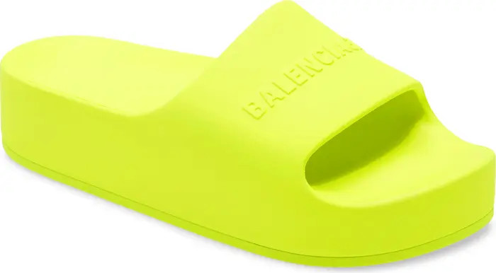 Balenciaga Logo Platform Slide Sandal | Nordstrom | Nordstrom