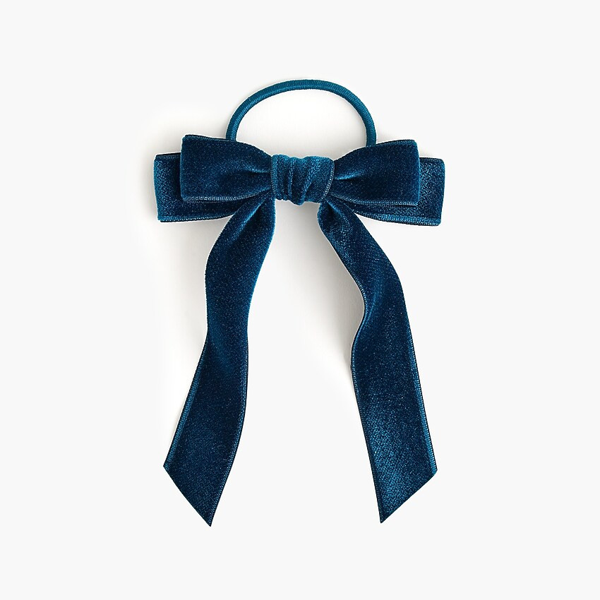 Velvet hair tie | J. Crew US