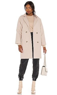 SNDYS Chicago Coat in Stone from Revolve.com | Revolve Clothing (Global)
