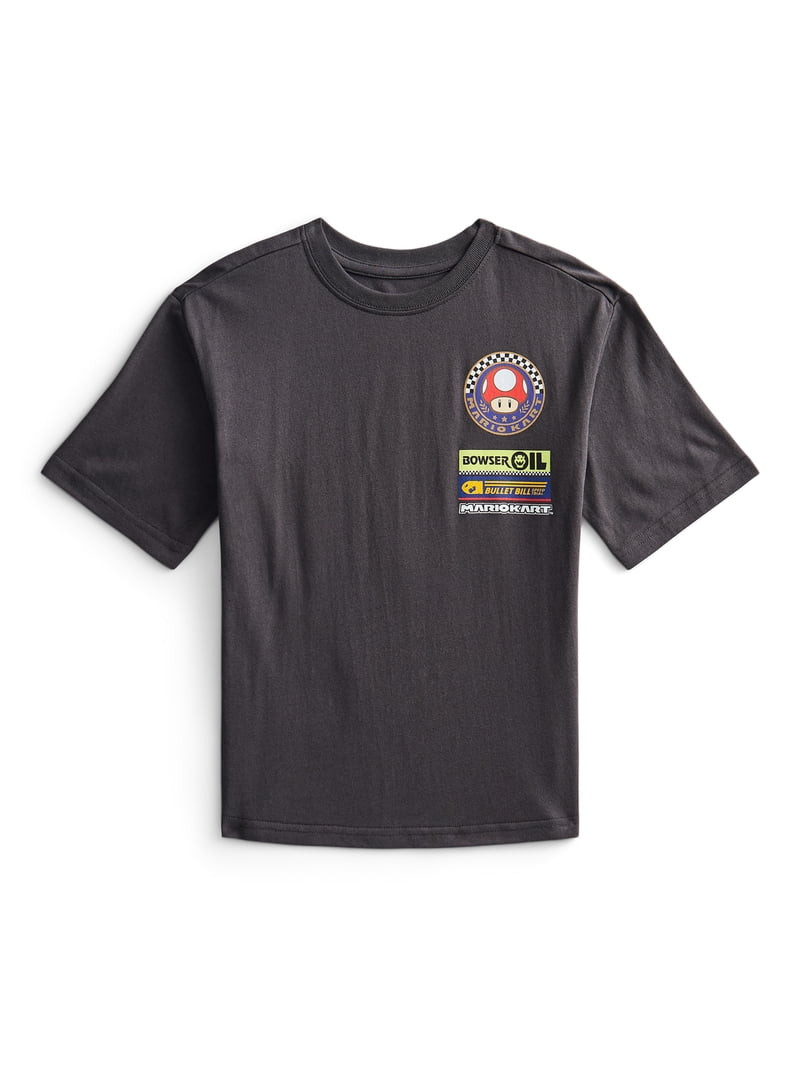 Super Mario Boys Graphic Tee with Short Sleeves, Sizes 4-18 | Walmart (US)