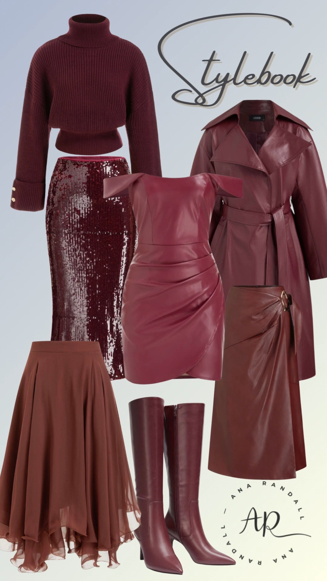 STYLEbook | burgundy | brown 

#LTKootd #LTKmomlife #LTKHoliday