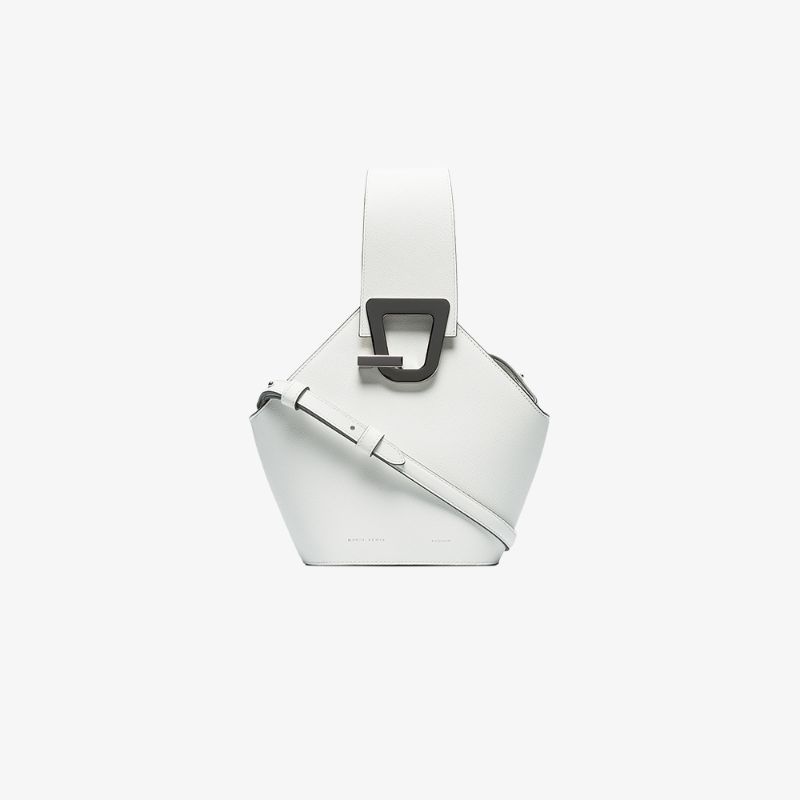 Danse Lente white johnny mini leather shoulder bag | Browns Fashion