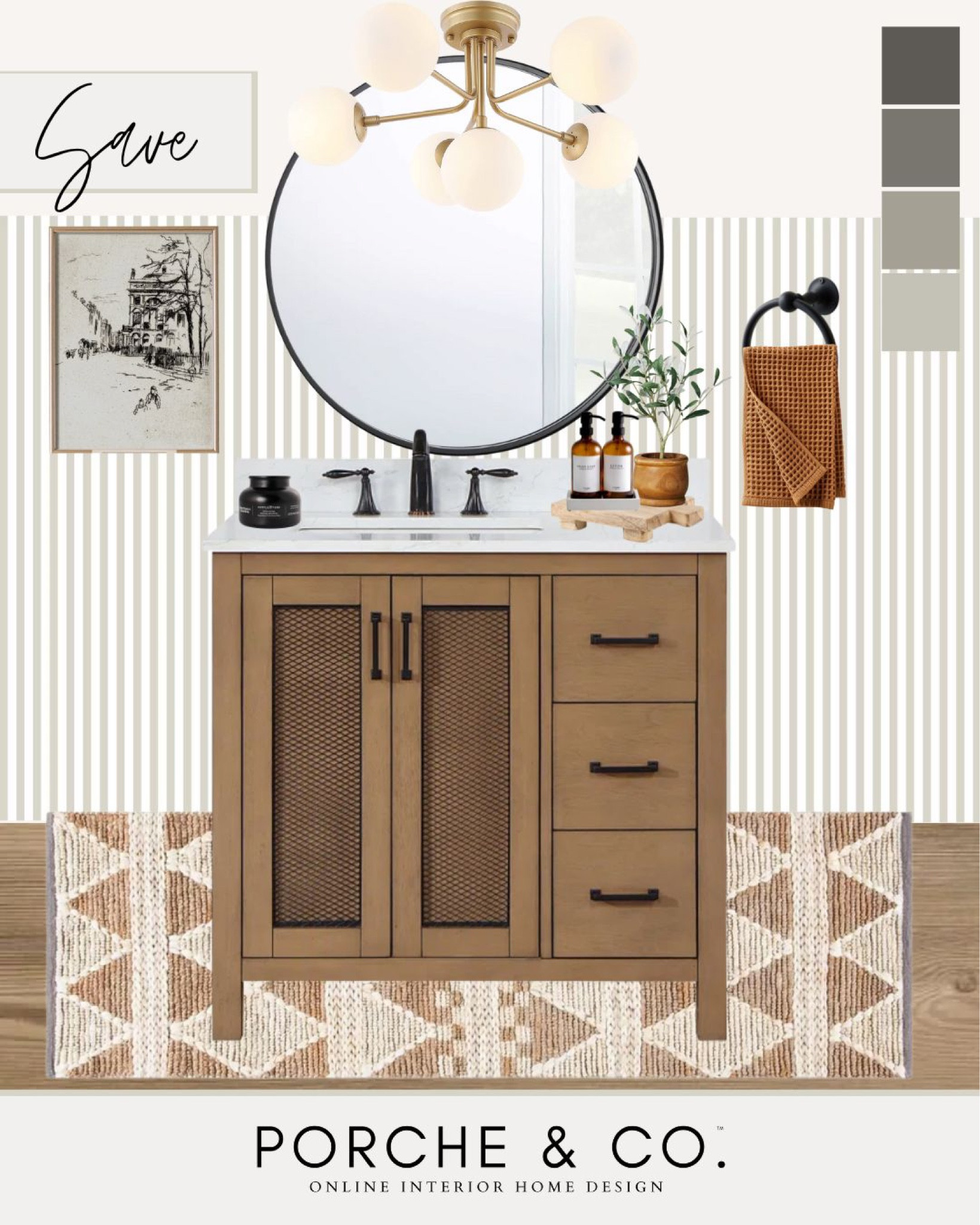 Save vs splurge powder bathroom
Modern classic bathroom
Porche and co
#moodboard #visionboard

#LTKhome #LTKFind #LTKsalealert