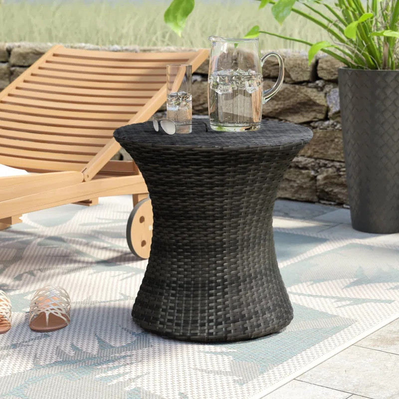 Lambrecht Wicker/Rattan Side Table | Wayfair North America