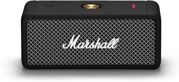 Marshall Emberton Bluetooth Portable Speaker - Black | Amazon (US)