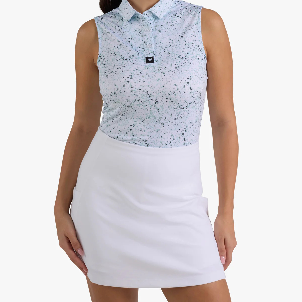 Paint Splatter 3 - Green Sleeveless | Bad Birdie Golf