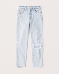 Women's High Rise Mom Jean | Women's | Abercrombie.com | Abercrombie & Fitch (US)