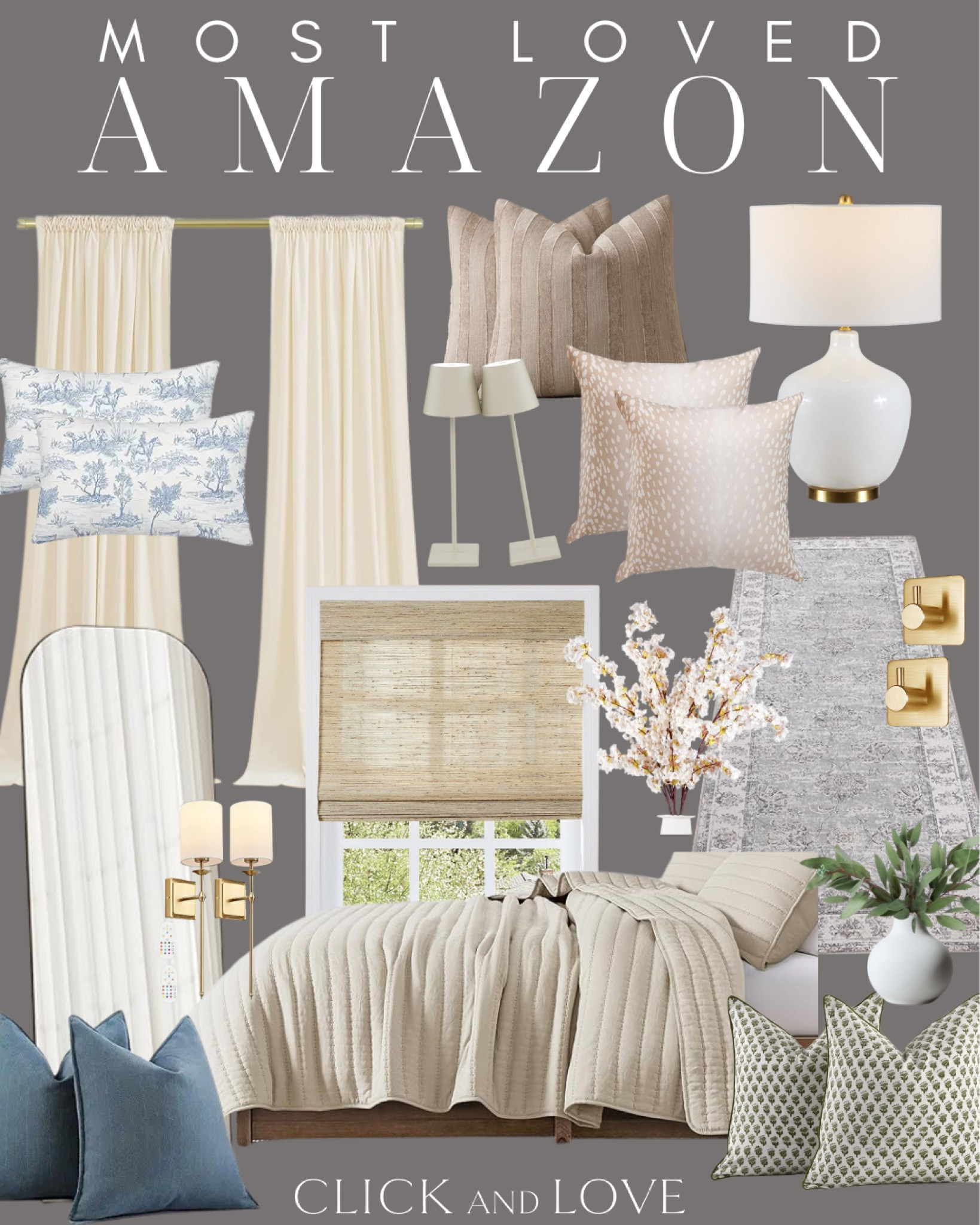 Most Loved Home Decor this week! So many home accents made the list this week. Love this quilt set that I added to my space. 

primary bedroom, pillow covers, throw pillows, accent pillows, quilt set, bedding, bedding set, sconces, lighting, lamps, table lamp, hooks, adhesive hooks, Roman shades, mirror, leaning mirror, faux stems, greenery, bedroom inspiration, blackout window treatments, curtains, drapery, shade, Living room, bedroom, Modern home decor, traditional home decor, budget friendly home decor, Interior design, shoppable inspiration, curated styling, beautiful spaces, classic home decor, bedroom styling, style tip, look for less, designer inspired, Amazon, Amazon home, Amazon must haves, Amazon finds, pillows, rechargeable lamp, amazon favorites, Amazon home


#LTKFamily #LTKMostLoved #LTKHome