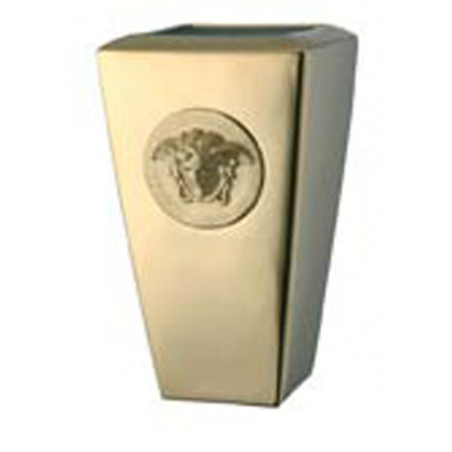 Rosenthal Medusa Gold Vase, Porcelain 12 1/2 inch | Gracious Style