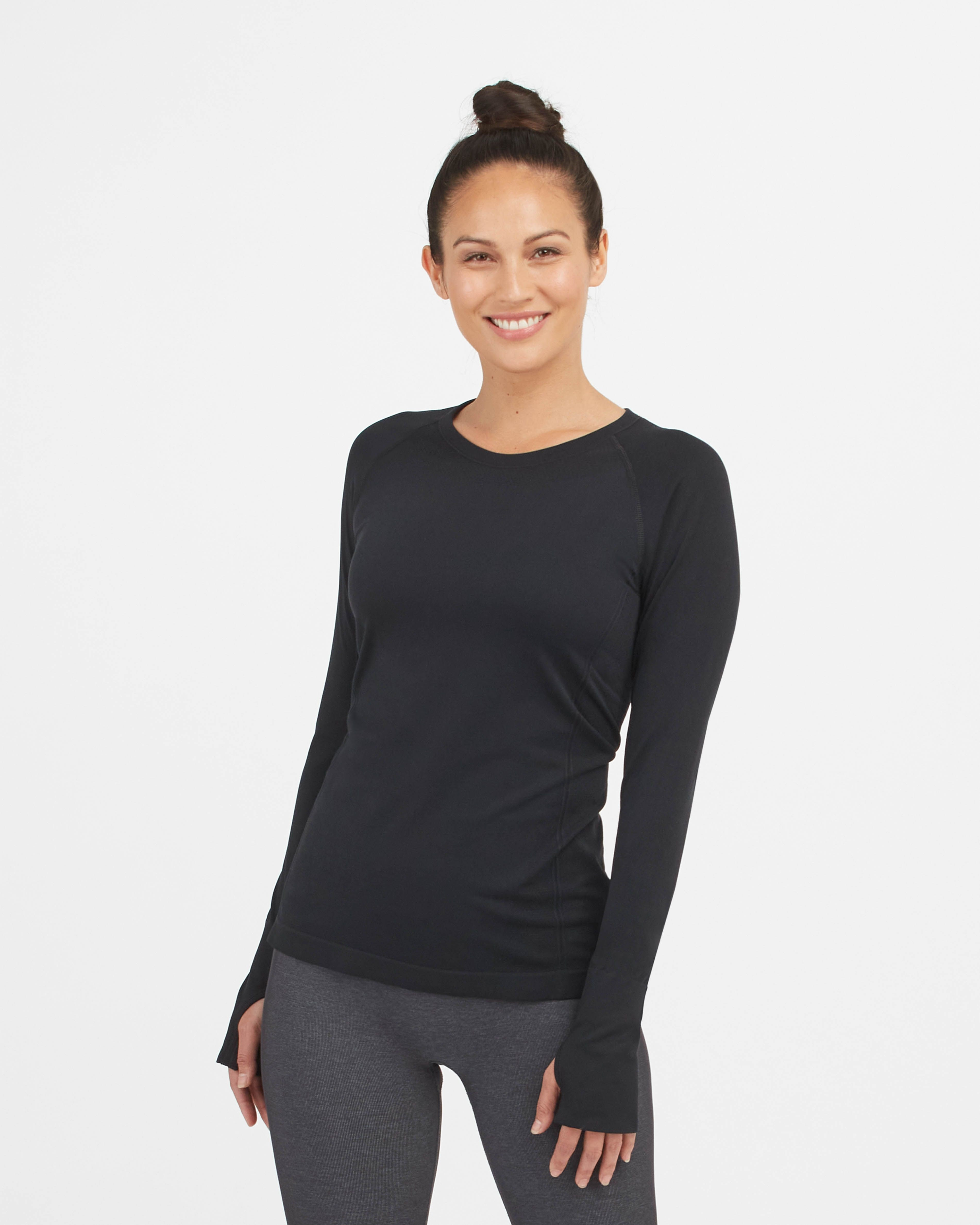 Look at Me Now Seamless Long Sleeve Tee | Spanx