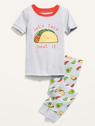 Unisex Let's Taco 'Bout It Pajama Set for Toddler & Baby | Old Navy (US)