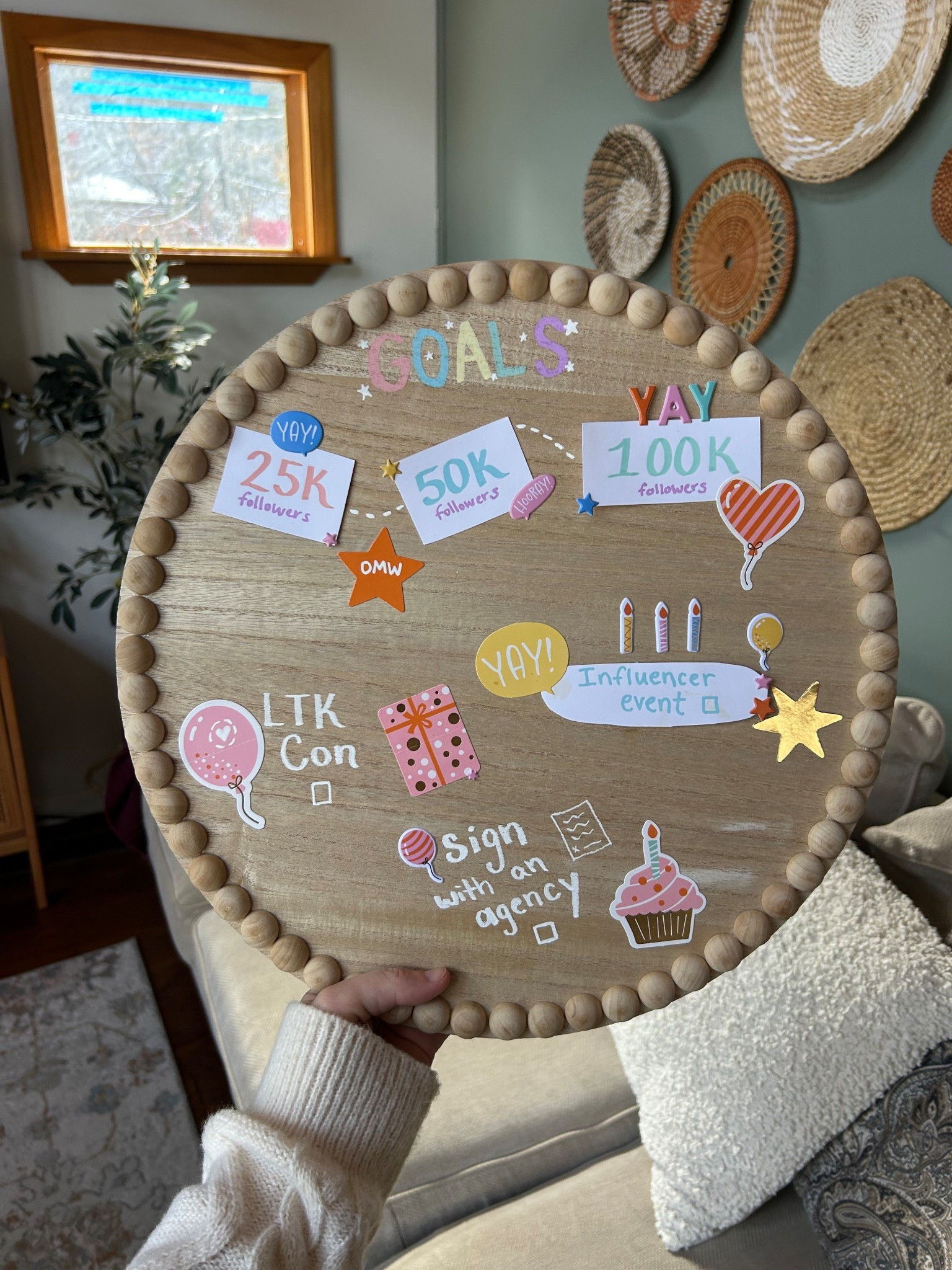 Vision board (all supplies from Walmart and linked here!)

#LTKCyberWeek #LTKdayinmylife #LTKFindsUnder50