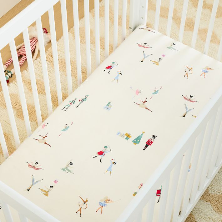 Nutcracker Crib Fitted Sheet | West Elm (US)