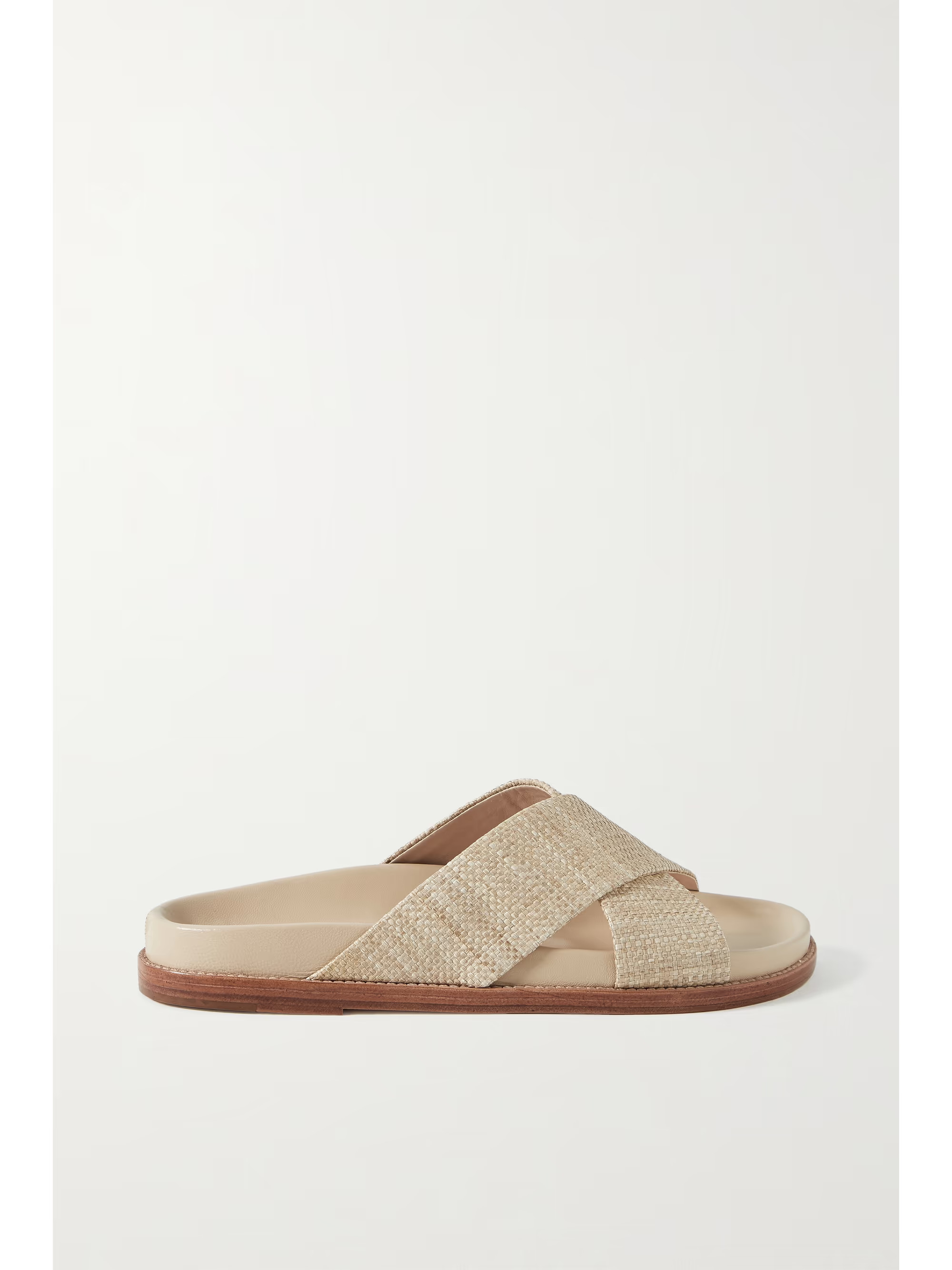 Raffia slides | NET-A-PORTER (US)