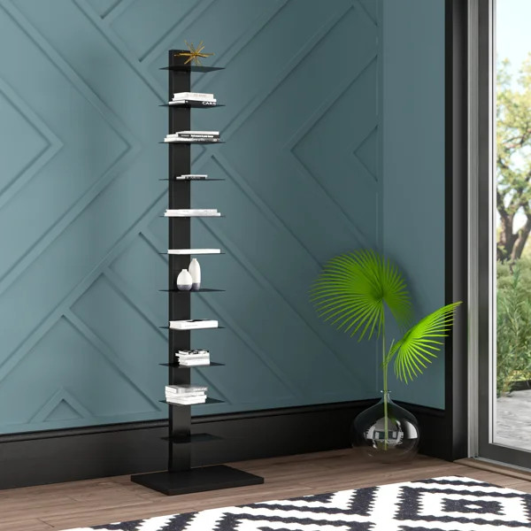 St Catherine 65.25'' H x 15.75'' W Standard Bookcase | Wayfair North America