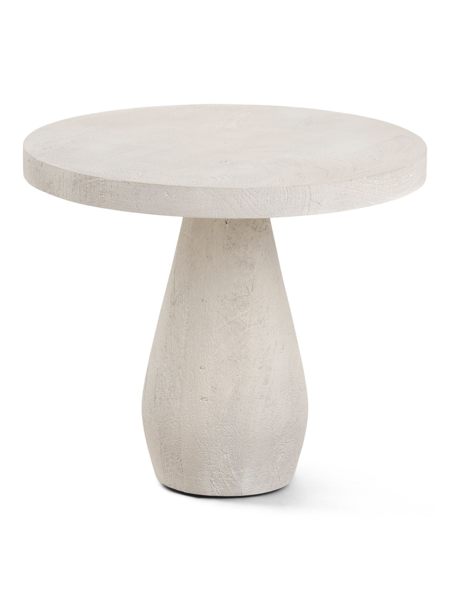 17in Sandblasted Solid Mango Wood Accent Table | Furniture & Lighting | Marshalls | Marshalls