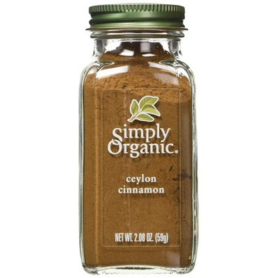 Ground Ceylon Cinnamon, 2.08 ounces; Glass bottle By Simply Organic