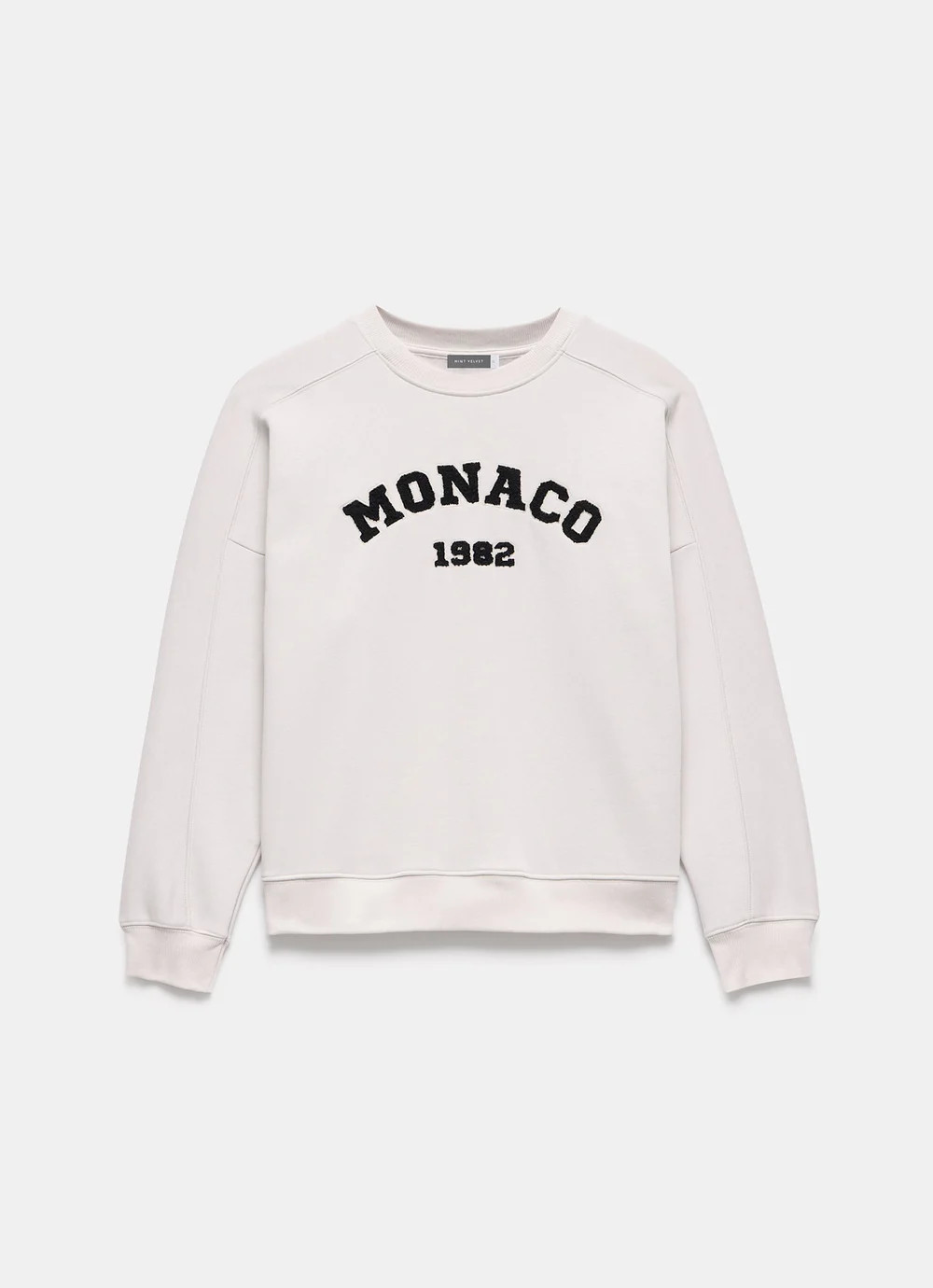Cream Monaco Motif Sweatshirt | Mint Velvet