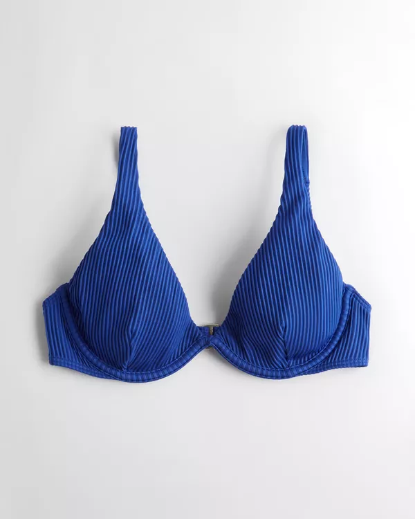 Hollister blue outlet bikini