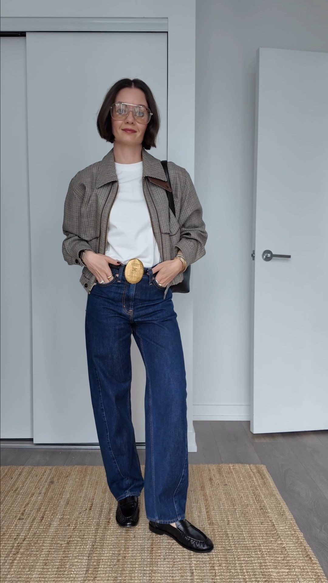 Jacket - size XS (use code mysansha for 10% off)
Barrel jeans - size 24
Black Loafers - tts

#LTKfall #LTKjeans #LTKcanada