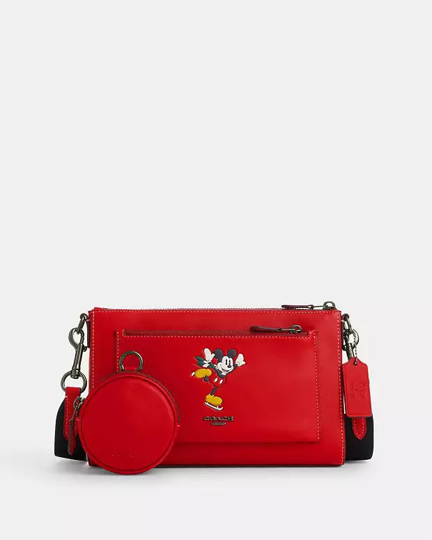 Disney X Coach Holden Crossbody With Ice Skate Mickey Mouse | Coach Outlet US