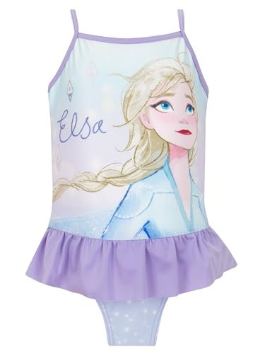 Disney Swimsuit | Girls Frozen Bathing Suit | Elsa Swimming Suit for Girls | Blue 4 | Amazon (US)