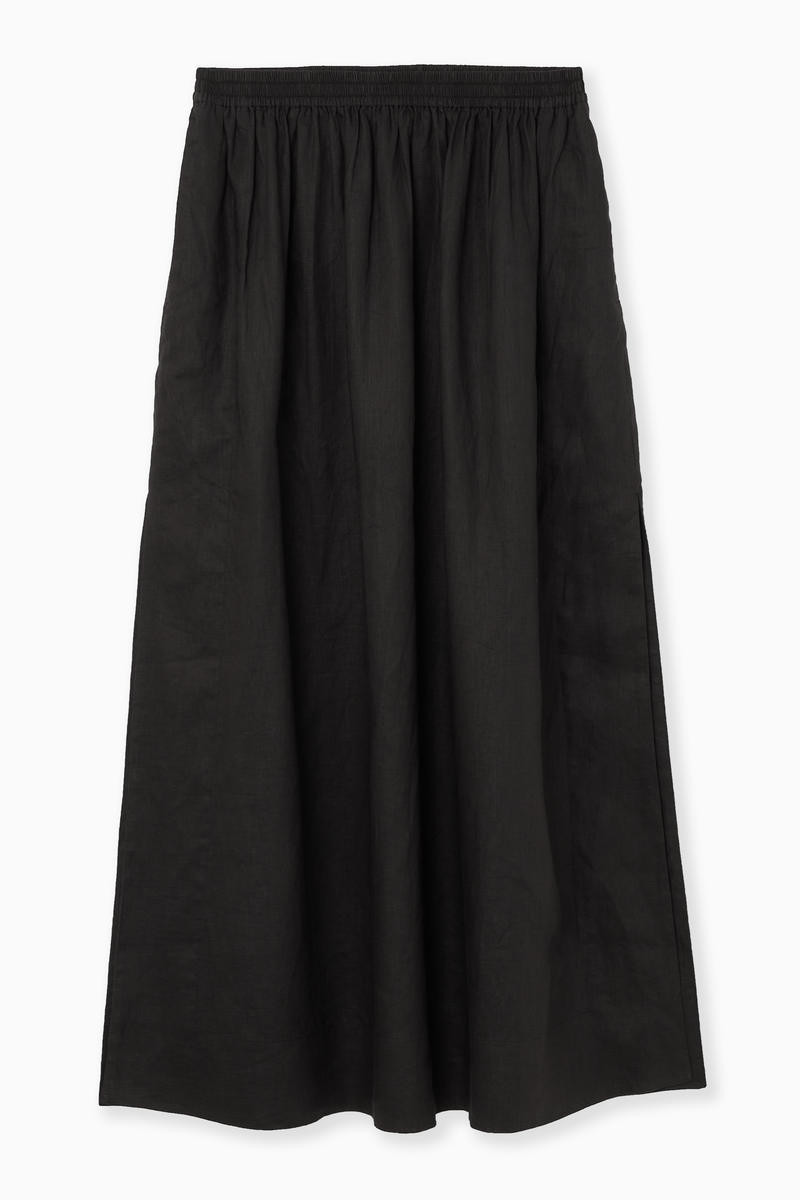 Linen A-Line Maxi Skirt | COS UK