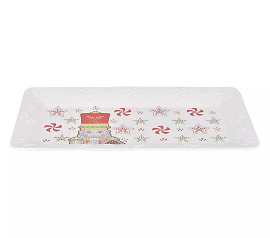 Temp-tations Seasonal 16" Platter with Embossed Rim - QVC.com | QVC