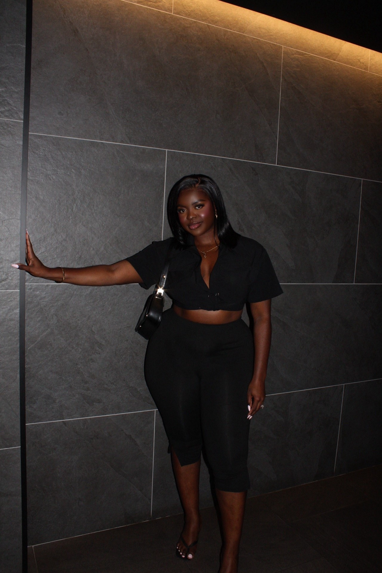 All black summer capri outfit 

OG top is sold out linked similar
Capri- XL 
top - medium 
Shoes -8 

#LTKcurves #LTKmidsize #LTKsummer