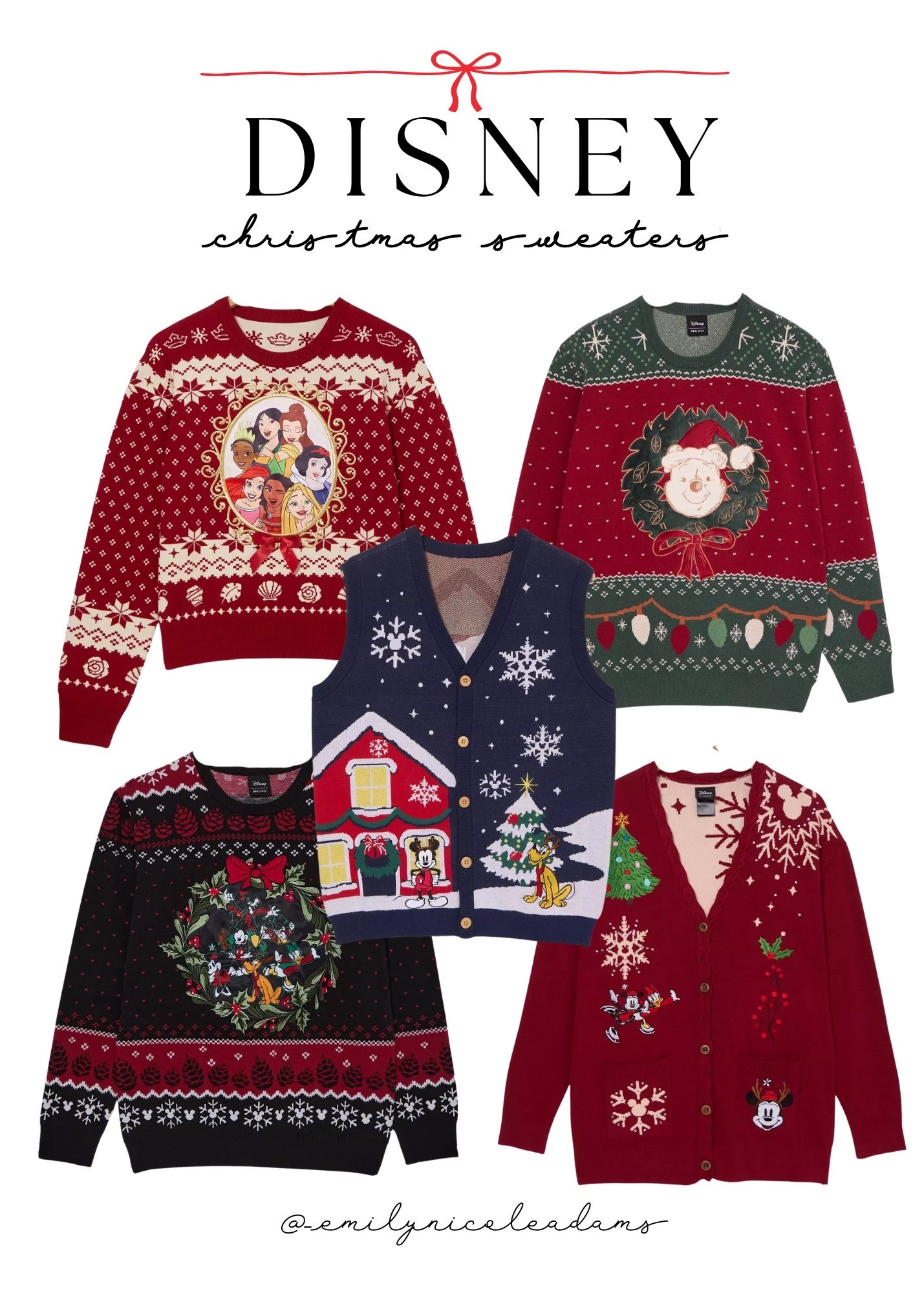 Disney Christmas sweaters❤️ Disney Christmas, Disney holiday, Disney Christmas outfits, Disney girl, Disney Christmas finds, Disney fun, Disney holiday 2025, Magic Kingdom 

#LTKHoliday #LTKSaleAlert #LTKSeasonal