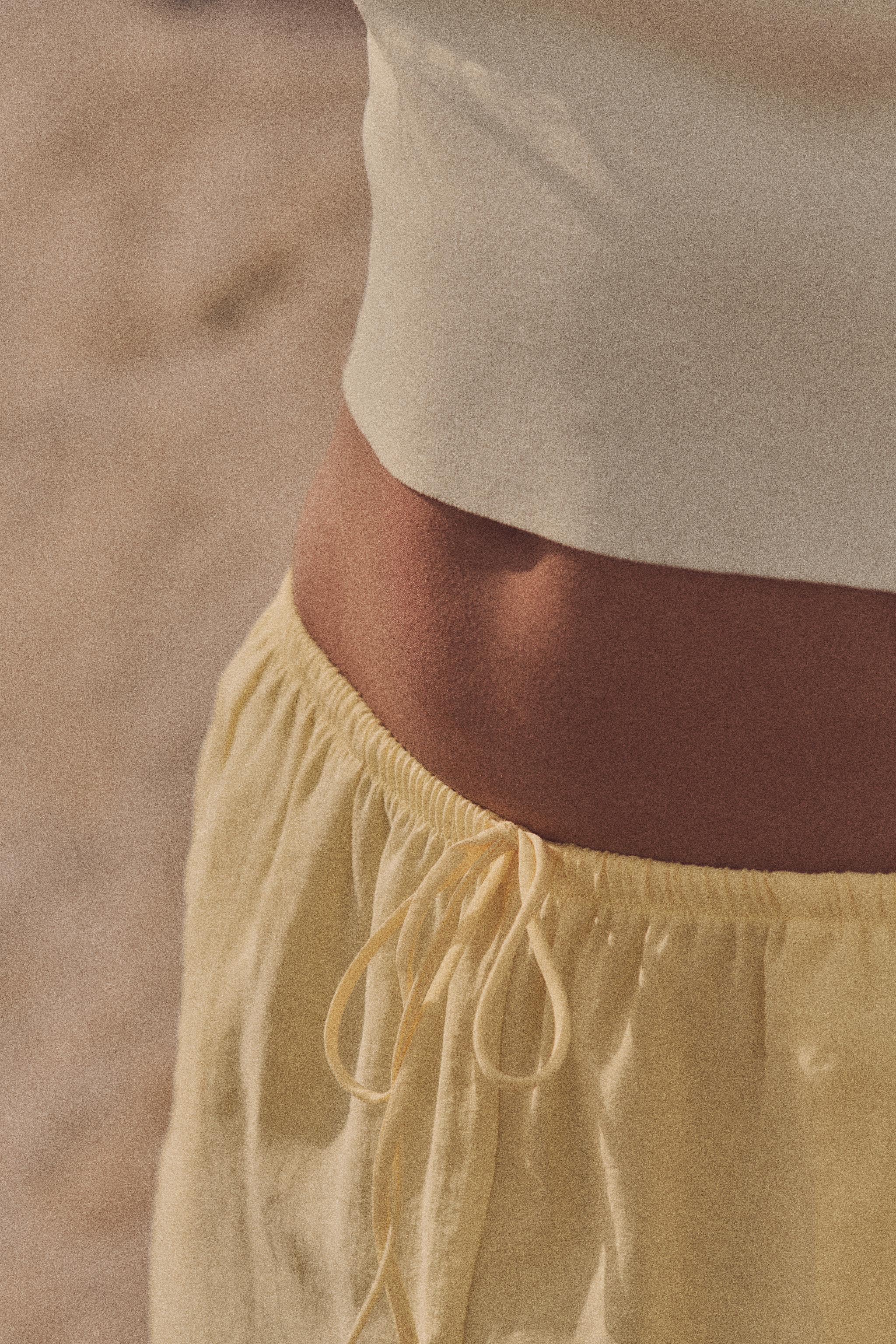 FLOWING TROUSERSLight yellow+3 | Zara UK