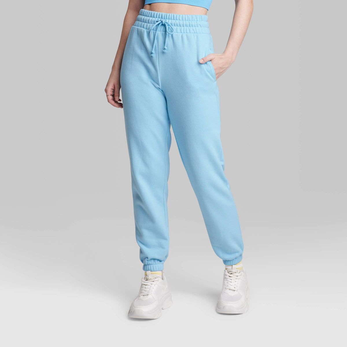 Women's High-Rise Tapered Joggers - Wild Fable™ | Target
