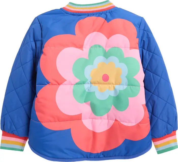 Mini Boden Kids' Fun Quilted Bomber Jacket | Nordstrom | Nordstrom