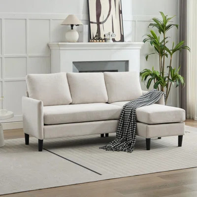 Upholstered Sectional Sofa With Chaise | Wayfair North America