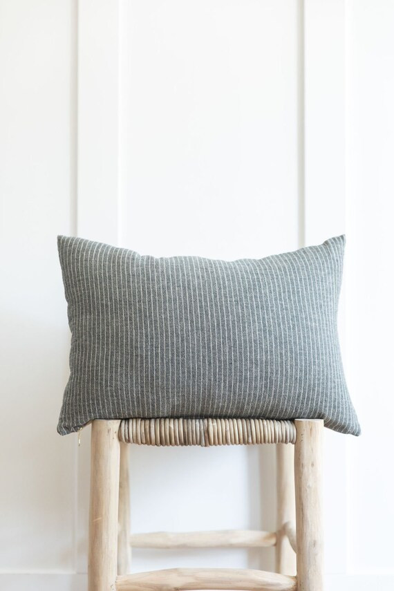 14x20 Chiang Cotton Lumbar Pillow Cover | Etsy (US)